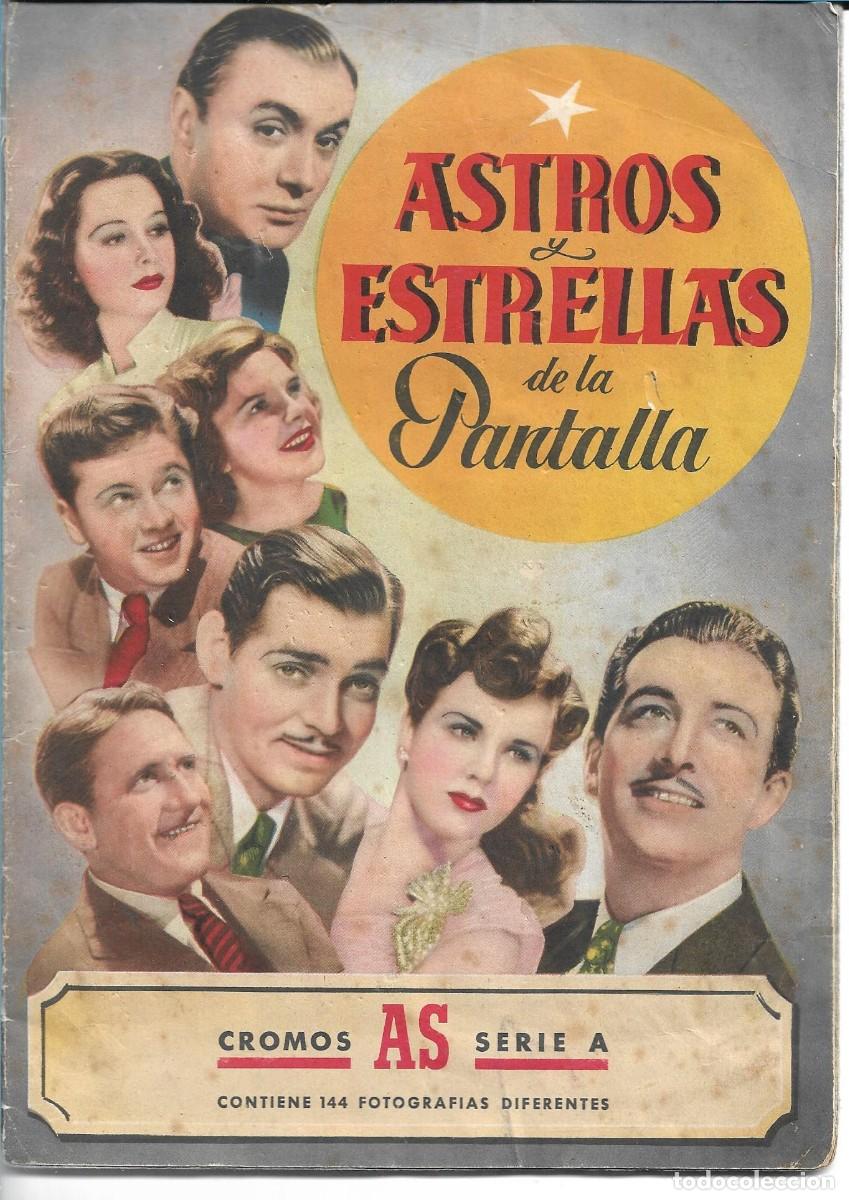 Coleccionismo &aacute;lbum: ASTROS Y ESTRELLAS DE LA PANTALLA - COMPLETO - Foto 1