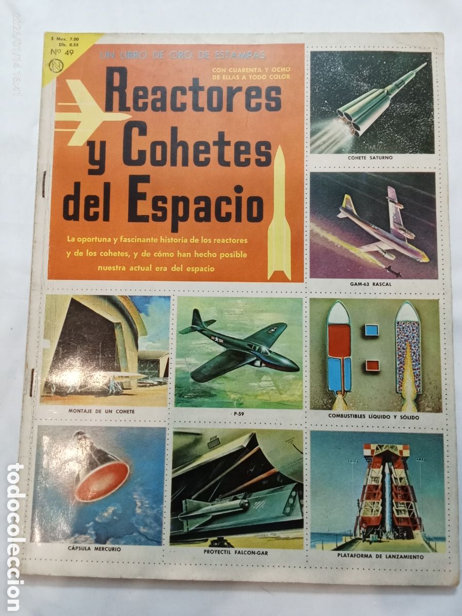Coleccionismo &aacute;lbum: &Aacute;lbum de cromos reactores y cohetes del espacio - Foto 1