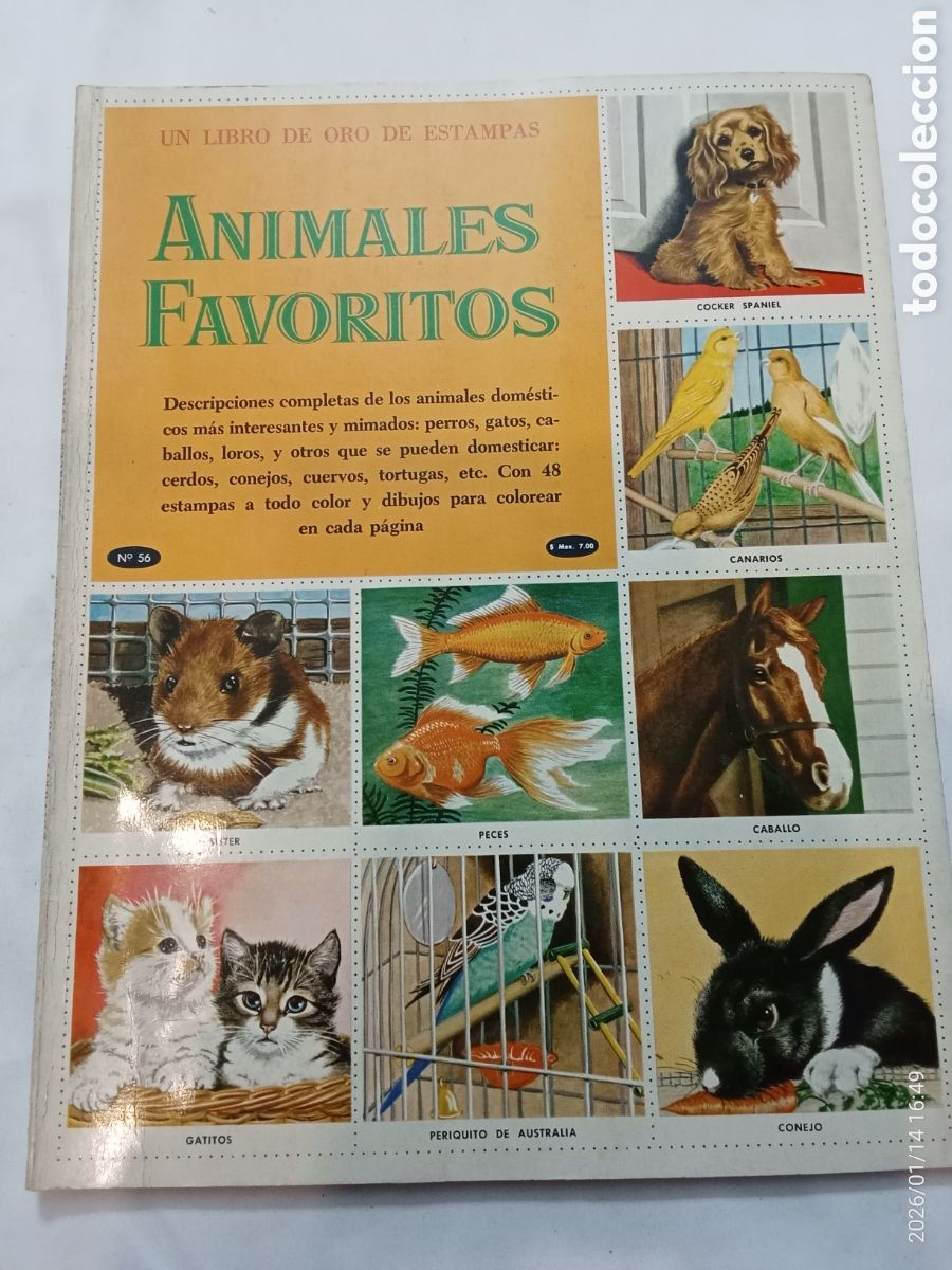 Collectionnisme Album: &Aacute;lbum completo cromos animales favoritos libros de oro de estampas
