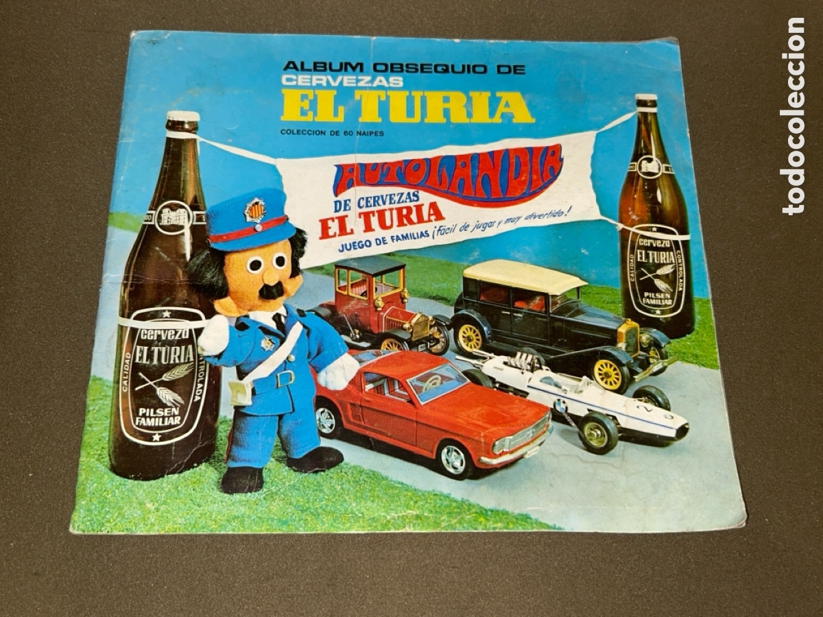 Coleccionismo &Aacute;lbum: ALBUM SE&Ntilde;ALES DE TRAFICO Y AUTOMOVILES, OBSEQUIO CERVEZAS EL TURIA-COMPLETO