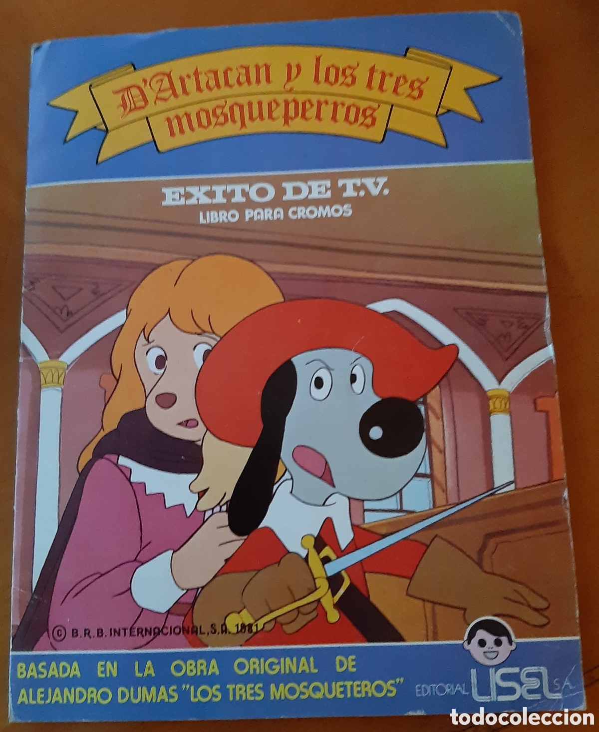 Collectionnisme Album: Album de cromos D'Artacan y los tres Mosqueperros completo. 75 cromos. Editorial Lisel.