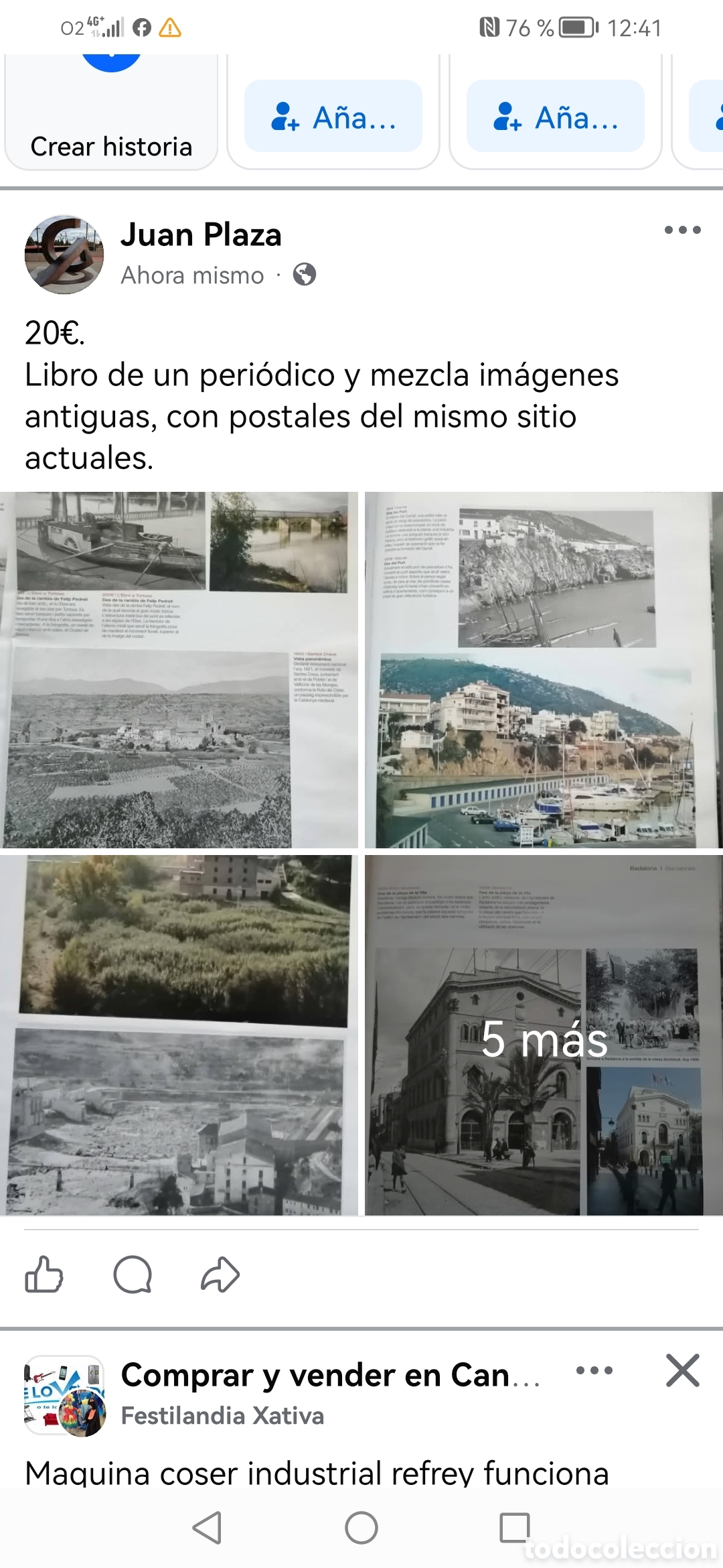 Sammeln Sammelalbum: Ciudad moderna fotos de ayer y hoy