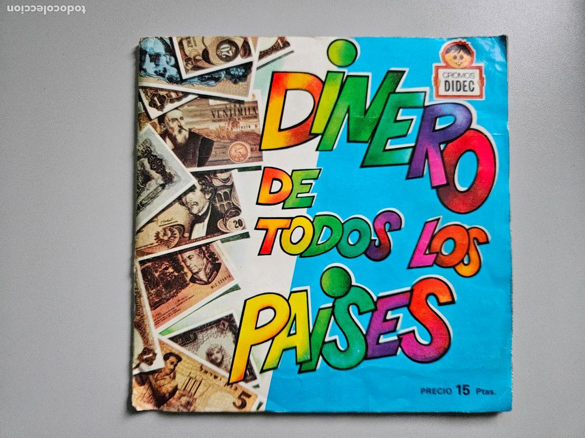 Collezionismo &Aacute;lbum: &Aacute;lbum &rdquo;Dinero todo los paises&rdquo; (completo) / Didec, 1978