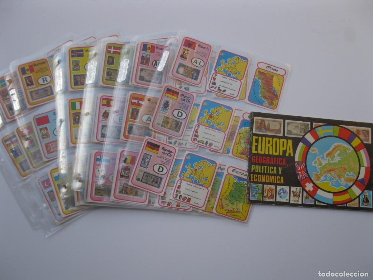 Collectionnisme Album: EUROPA - &Aacute;LBUM DE CROMOS VACIO Y TODOS LOS CROMOS SIN PEGAR - CHOCOLATES LAS COMAS - A&Ntilde;O 1978.
