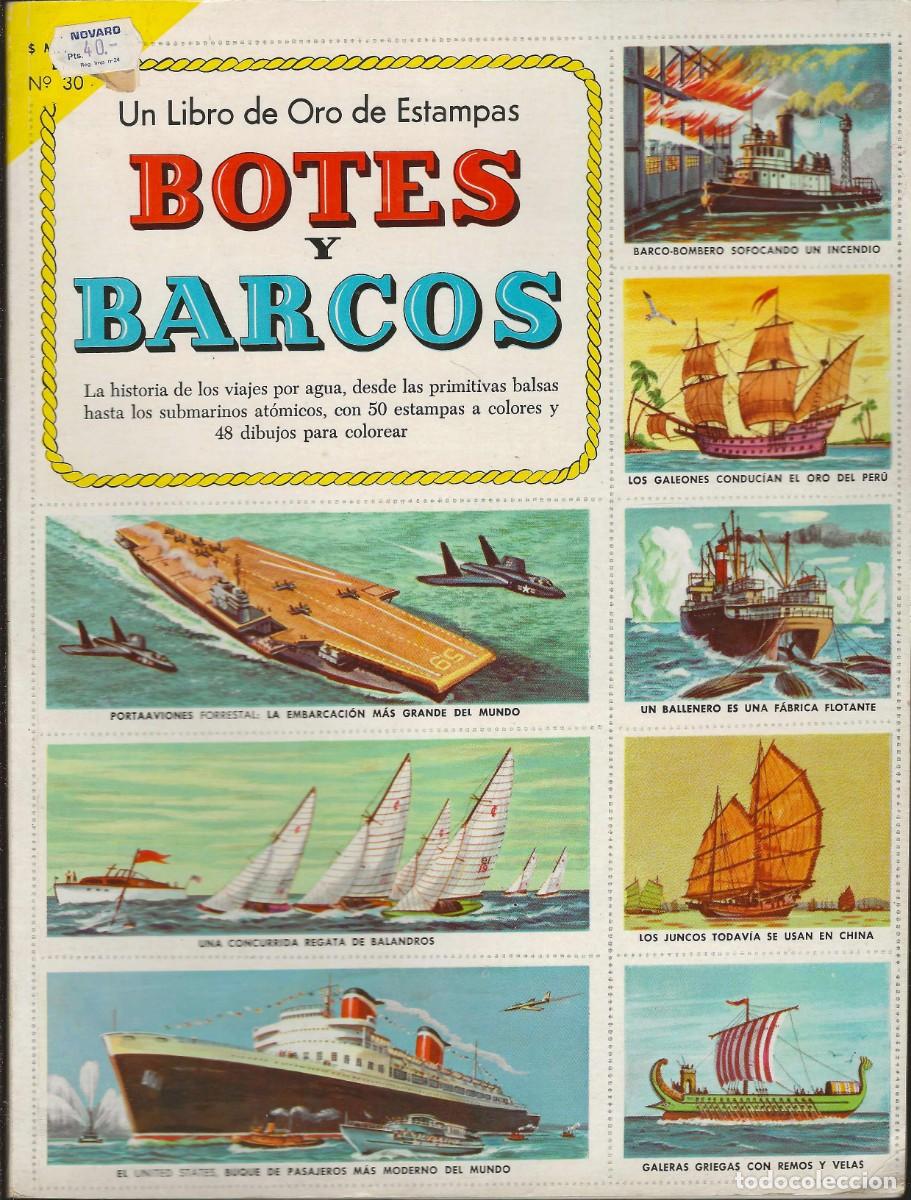 Coleccionismo &aacute;lbum: NOVARO -- N&ordm; 30 BOTES Y BARCOS - Foto 1