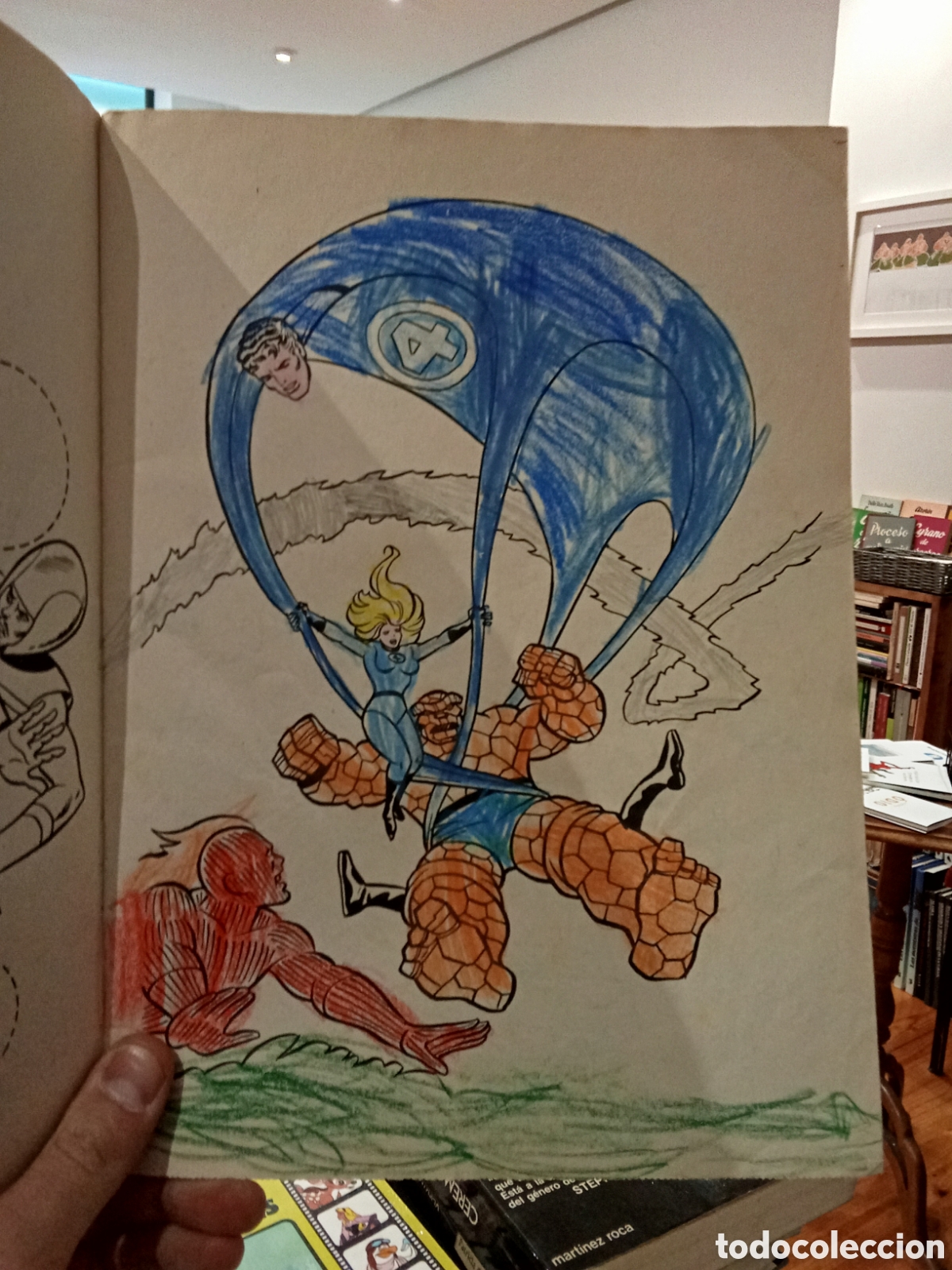 Coleccionismo &aacute;lbum: Fantastic Four Colouring Book - Foto 3