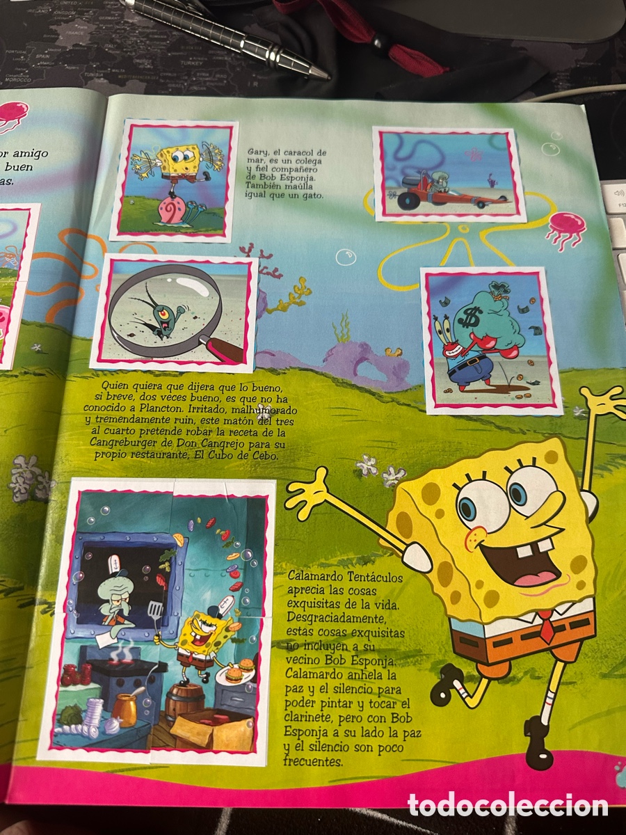 Coleccionismo &aacute;lbum: BOB ESPONJA Nickelodeon - Foto 2