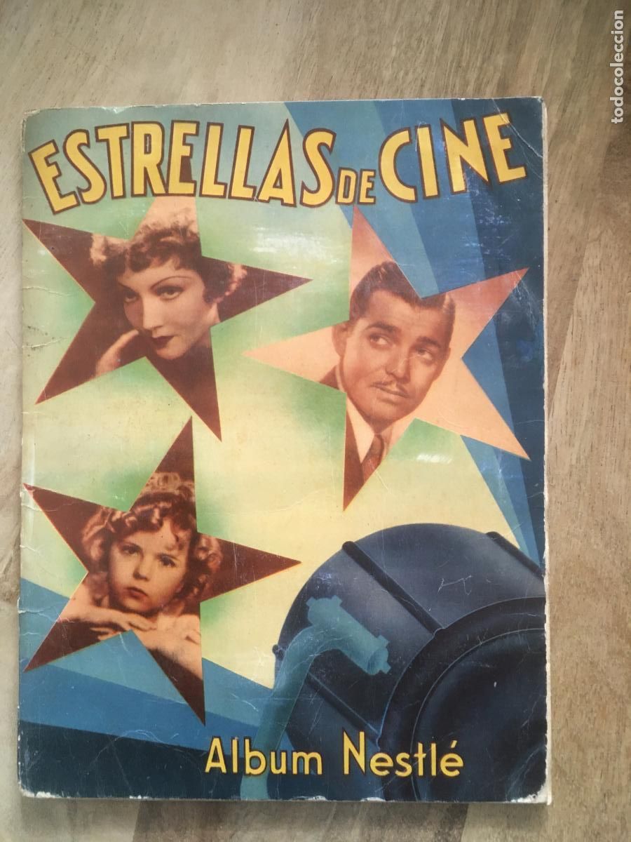 Coleccionismo &Aacute;lbum: estrellas de cine nestle album de cromos completo muy buen estado