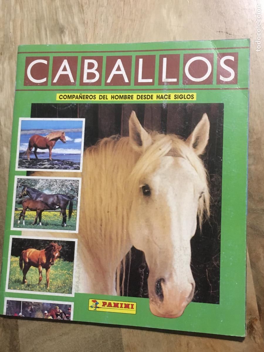 Coleccionismo &Aacute;lbum: caballos horses panini album de cromos completo perfecto estado