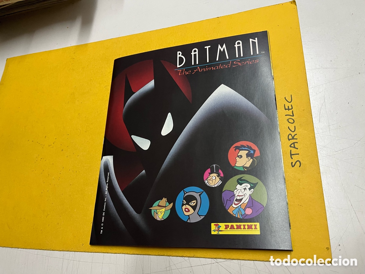 Sammeln Sammelalbum: ALBUM COMPLETO BATMAN THE ANIMATED SERIES CROMOS, EDITORIAL PANINI A&Ntilde;O 1993