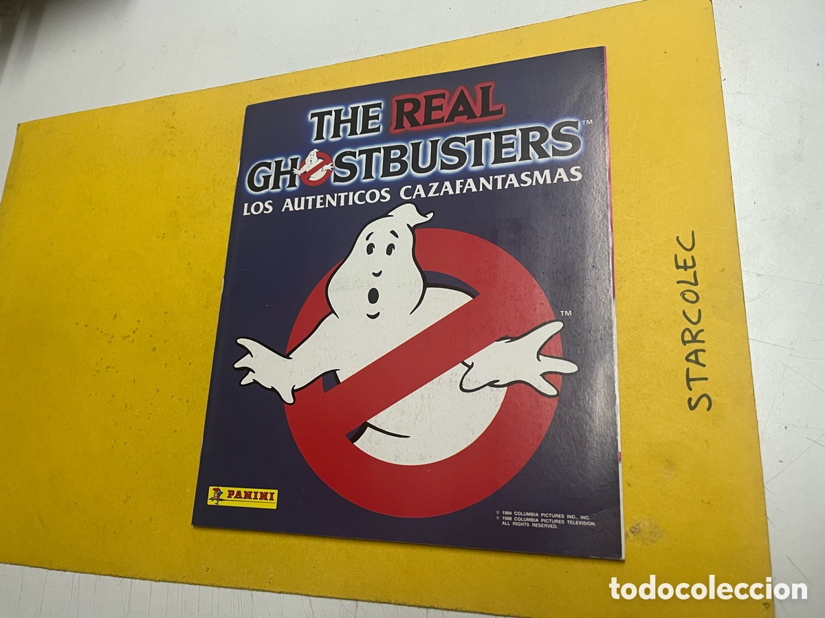 Coleccionismo &Aacute;lbum: ALBUM COMPLETO THE REAL GHOSTBUSTERS CAZAFANTASMAS MAS SOBRE VACIO CROMOS, PANINI A&Ntilde;O 1988