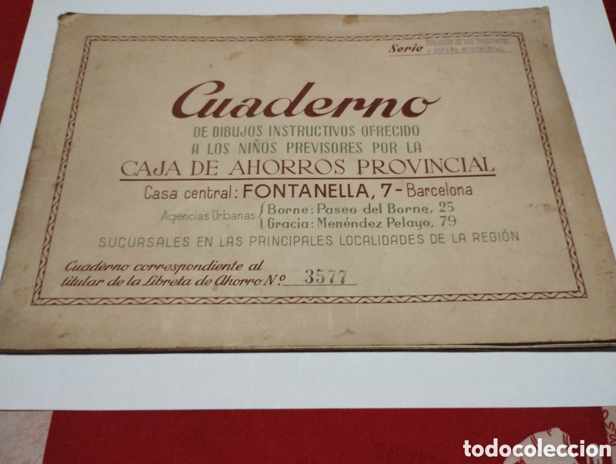 Colecionismo Caderneta: Album de cromos de la caja de Ahorros provincial Fontanella n&deg; 7 Barcelona