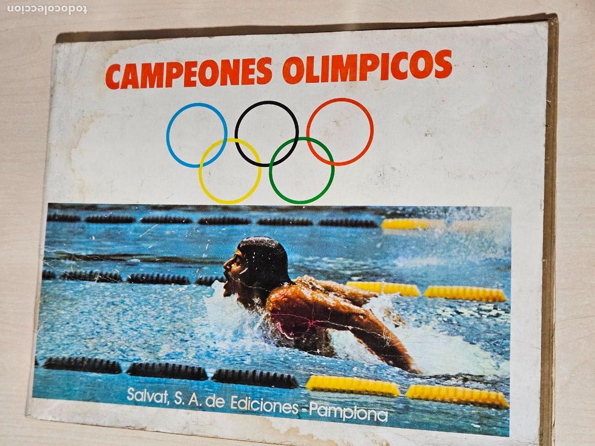 Coleccionismo &Aacute;lbum: ALBUM DE CROMOS COMPLETO CAMPEONES OL&Iacute;MPICOS, EDITADO POR SALVAT EN 1973