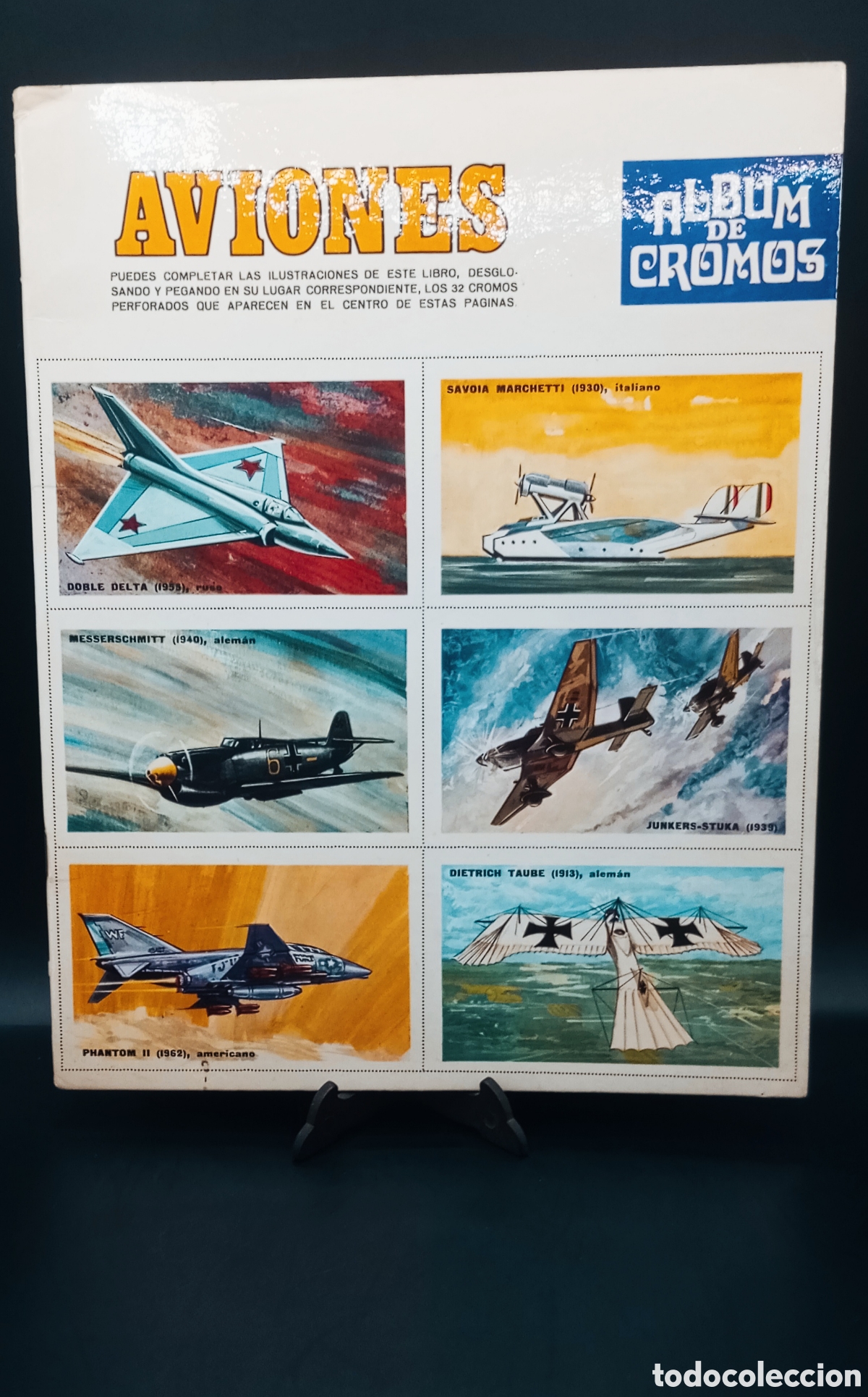 Coleccionismo &Aacute;lbum: ALBUM DE CROMOS. AVIONES , EDITORIAL SUSAETA 1971. 32 CROMOS. COMPLETO.