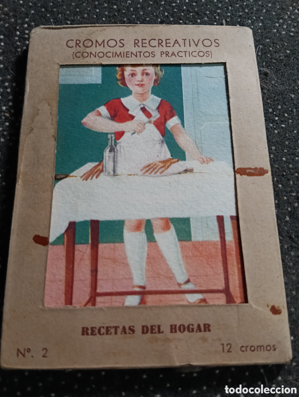 Coleccionismo &Aacute;lbum: Cromos Recreativos Colecci&oacute;n Recetas del Hogar, completo 12 cromos n&deg;2