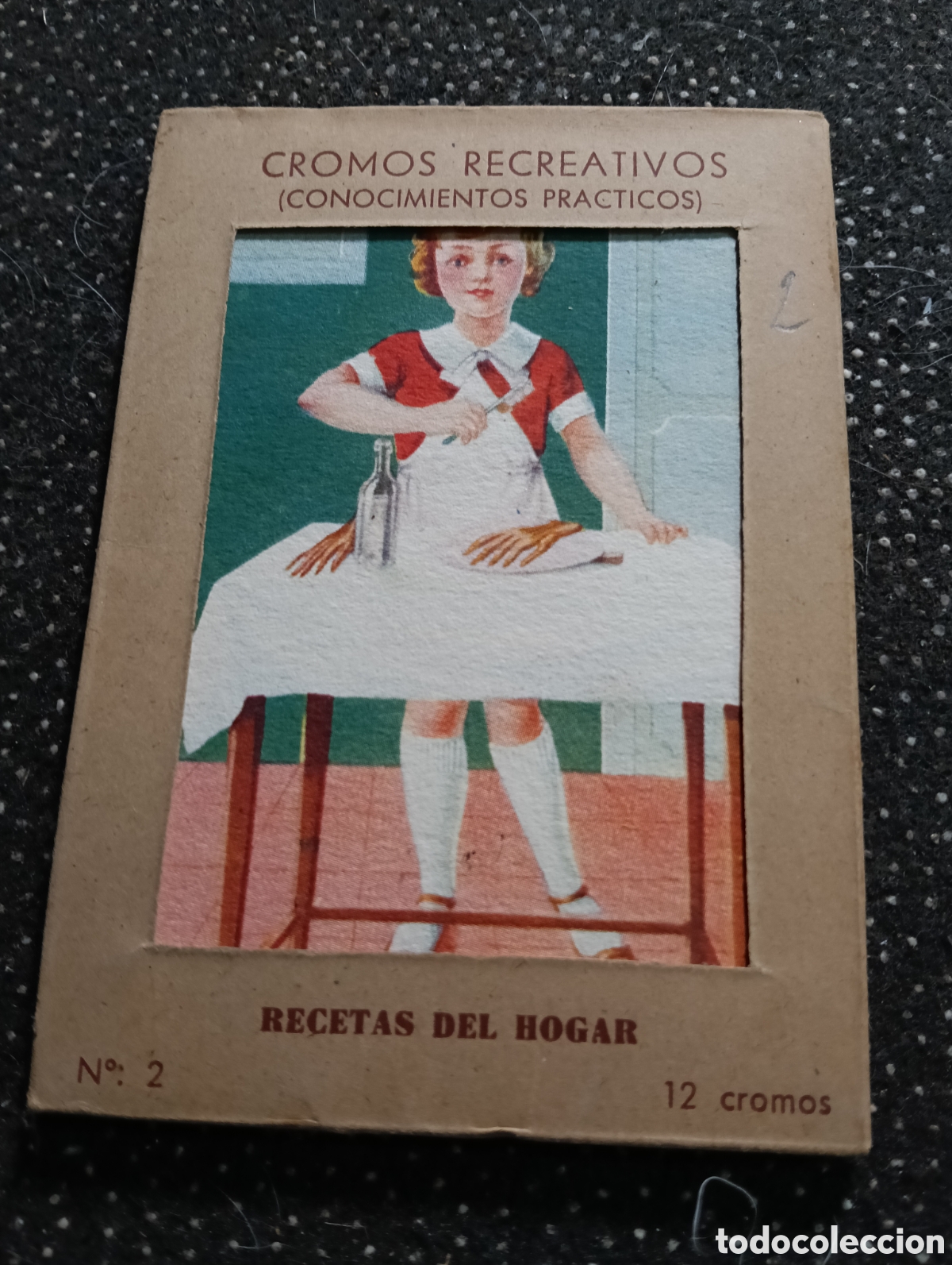 Coleccionismo &Aacute;lbum: Cromos Recreativos Colecci&oacute;n Recetas del Hogar, completo 12 cromos n&deg;2