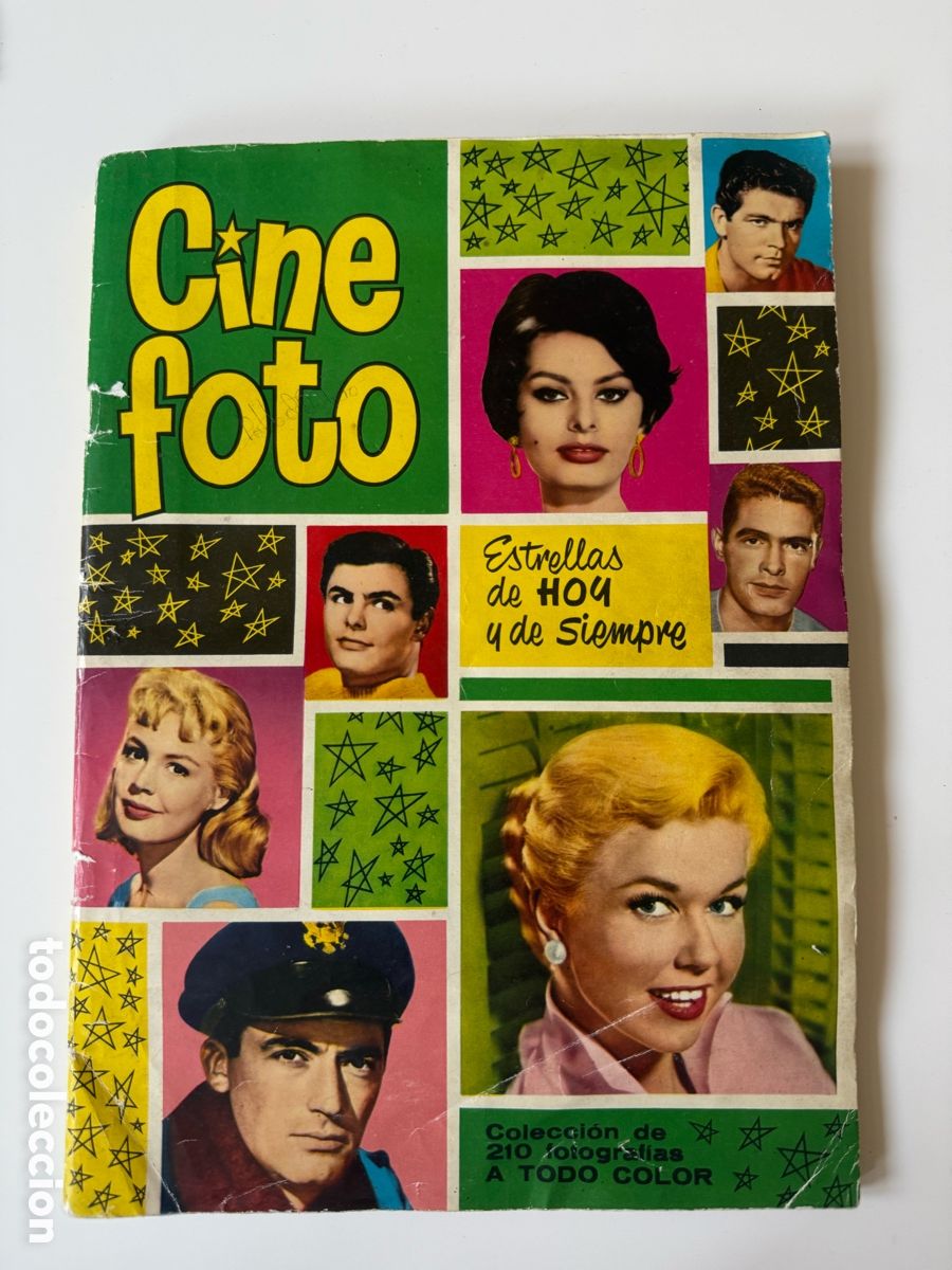 Coleccionismo &Aacute;lbum: Alb&uacute;m de cromos completo . Cine Foto: Estrellas de hoy y de siempre (210 fotograf&iacute;as)