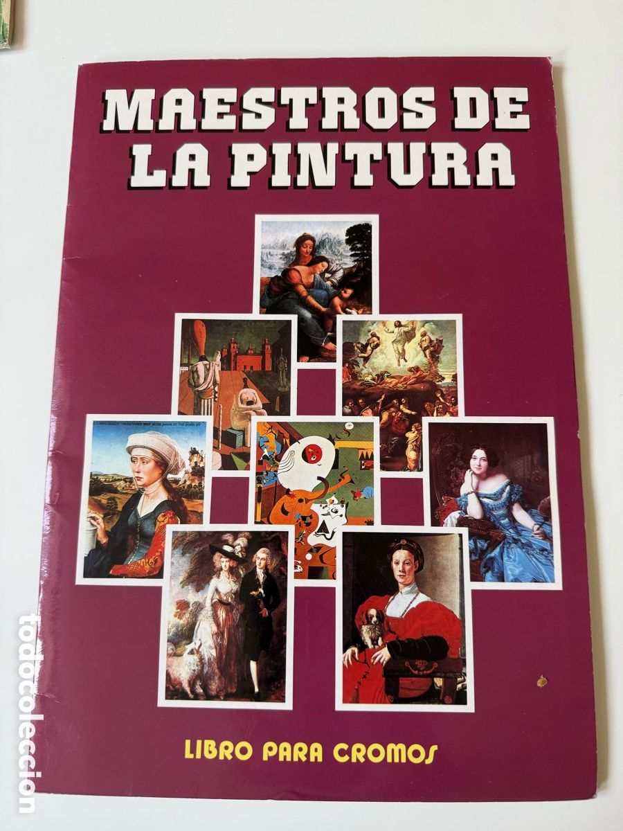 Coleccionismo &Aacute;lbum: Alb&uacute;m de cromos completo Maestros de la Pintura (Libro para cromos)