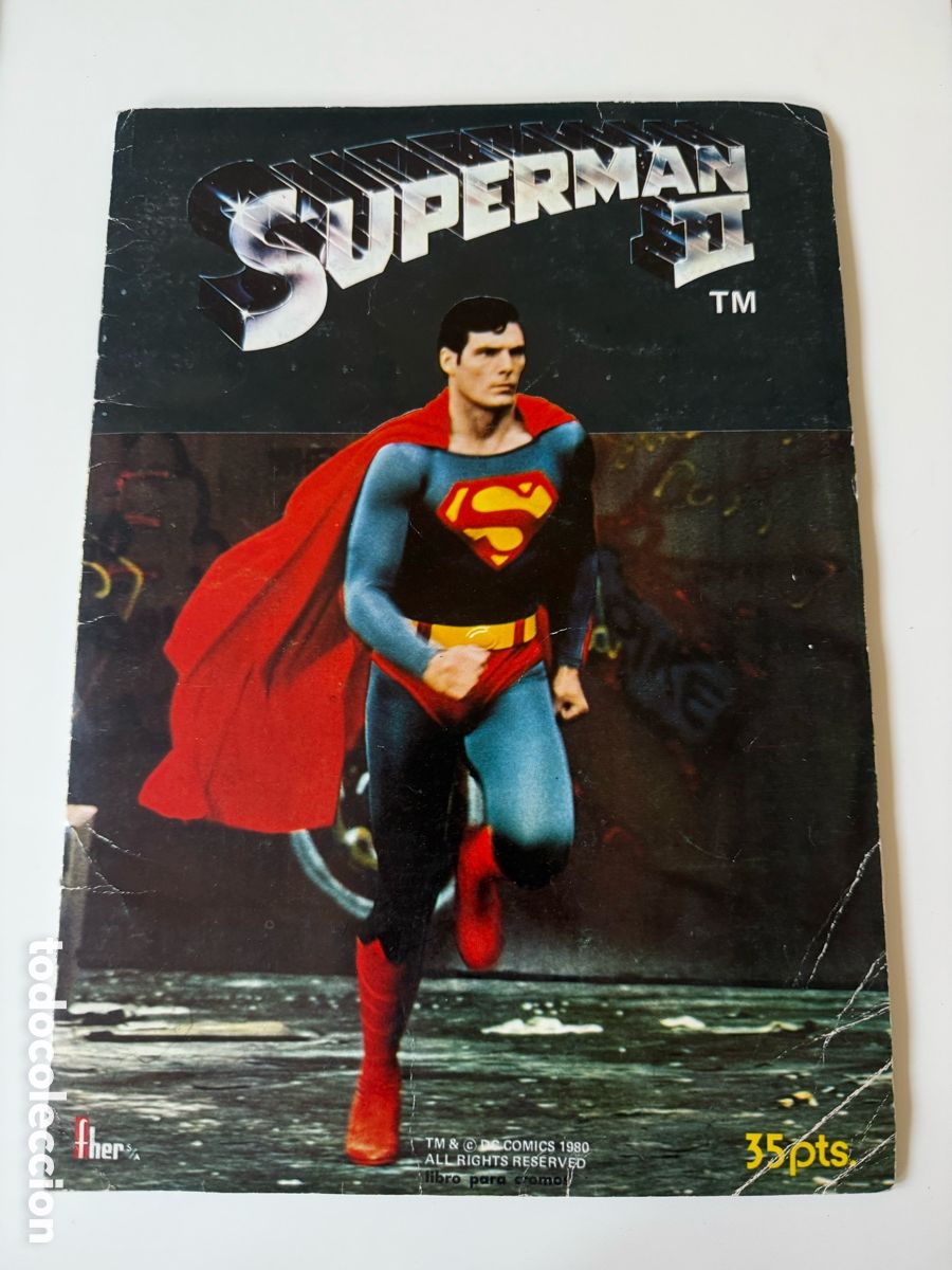 Coleccionismo &Aacute;lbum: Alb&uacute;m completo Superman II (Editorial Fher, 1980)