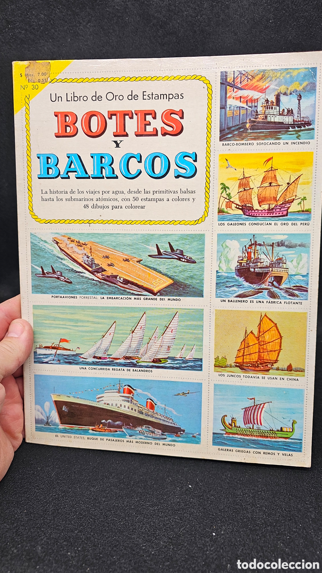 Coleccionismo &Aacute;lbum: &Aacute;lbum completo de cromos antiguos BOTES Y BARCOS ( LEER BIEN DESCRIPCI&Oacute;N)