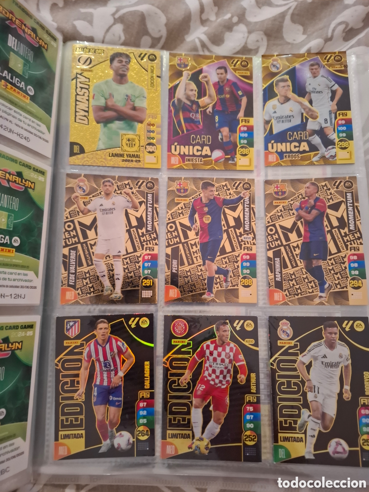 Coleccionismo &Aacute;lbum: Album adrenalyn liga 24-25 con 626 cromos cartas