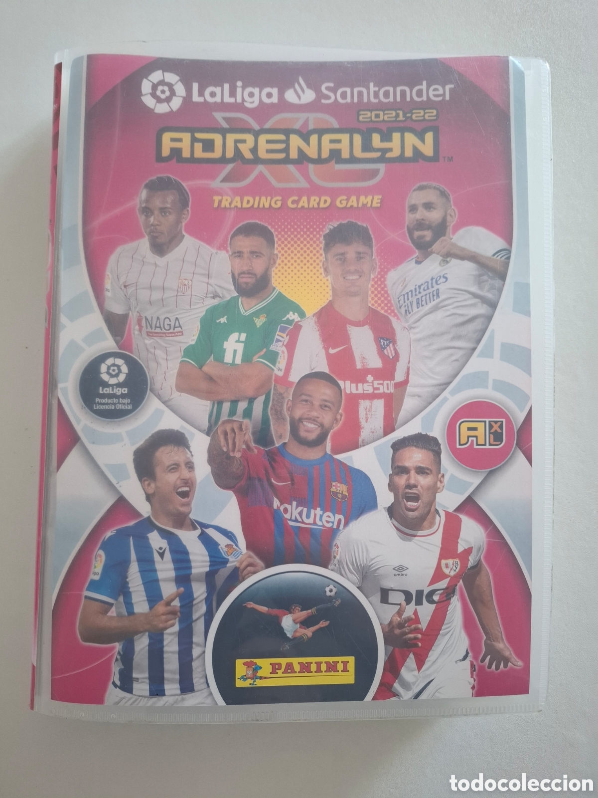 Coleccionismo &Aacute;lbum: Album liga 21-22 adrenalyn completo con 608 cartas cromos 4 momentum