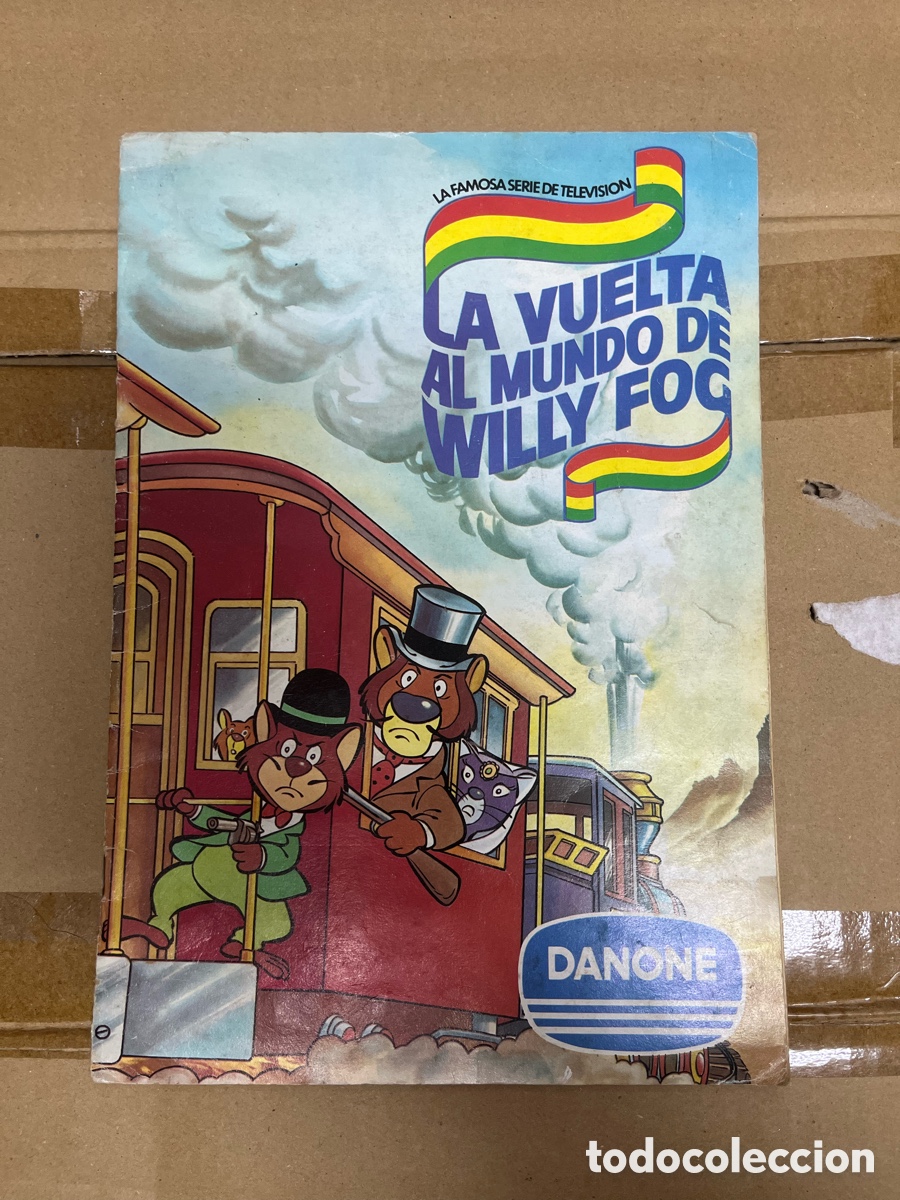 Coleccionismo &Aacute;lbum: ALBUM CROMOS COMPLETO LA VUELTA AL MUNDO DE WILLY FOG