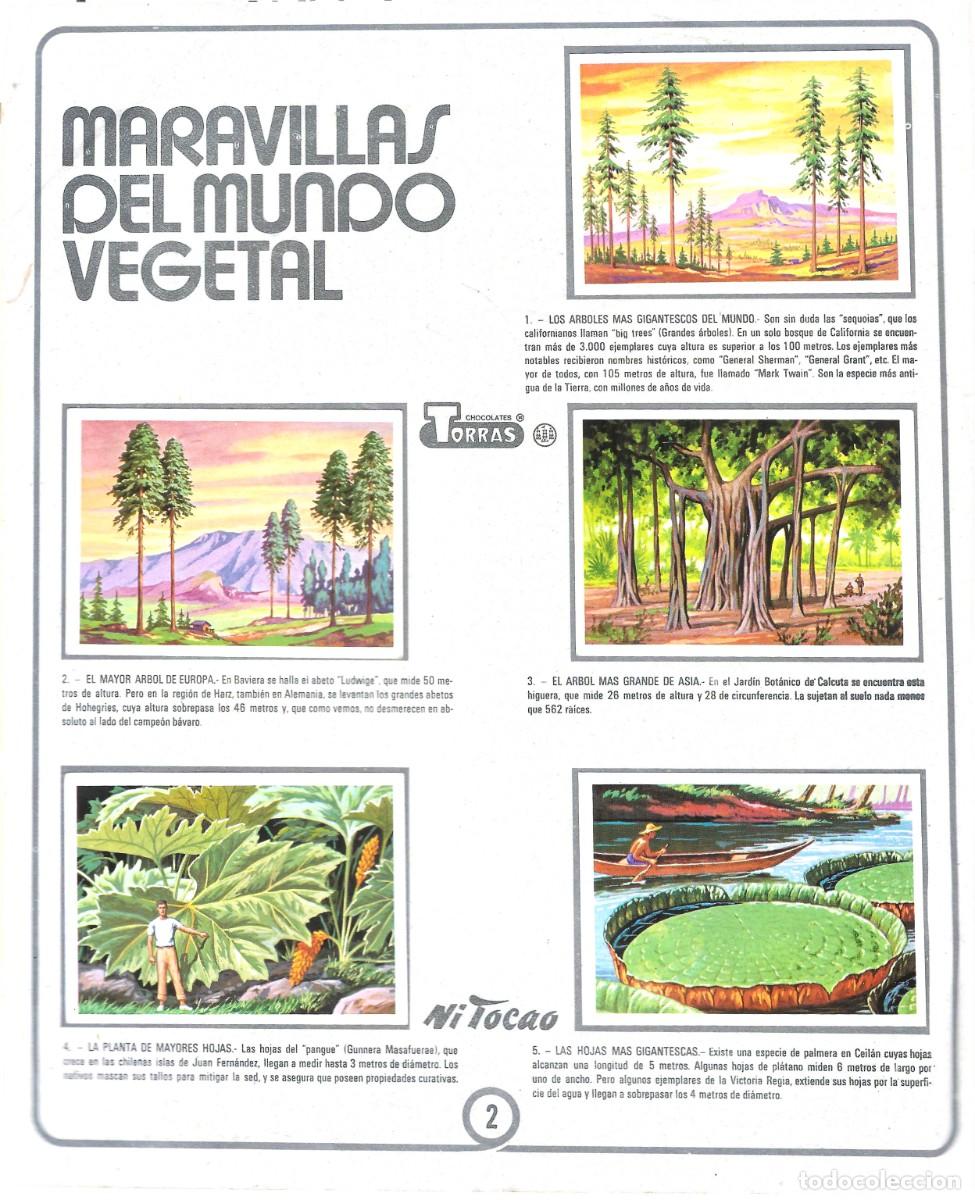 Coleccionismo &aacute;lbum: CHOCOLATES TORRAS -- EL M&Aacute;S Y EL MENOS -- COMPLETA - Foto 2