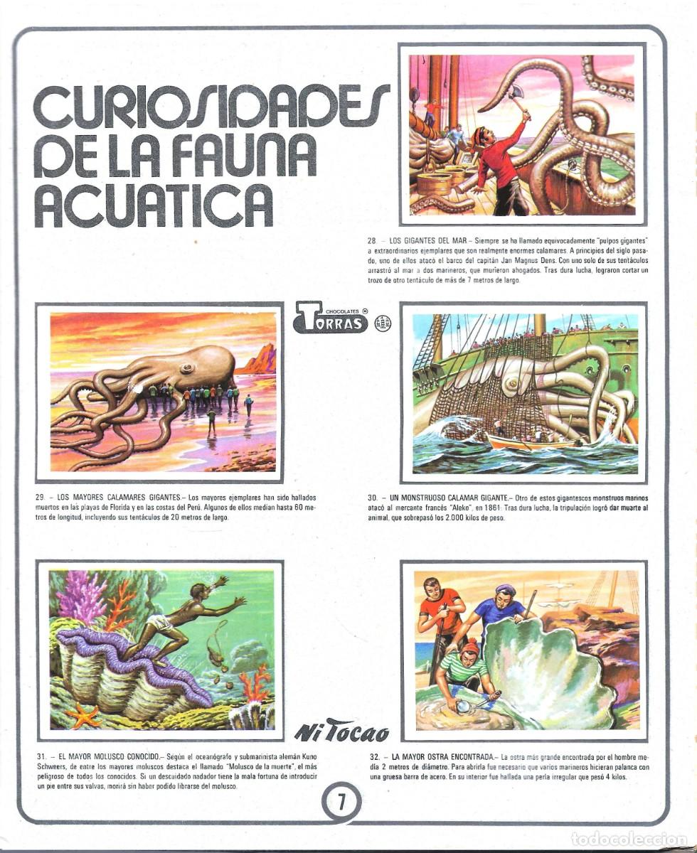 Coleccionismo &aacute;lbum: CHOCOLATES TORRAS -- EL M&Aacute;S Y EL MENOS -- COMPLETA - Foto 4