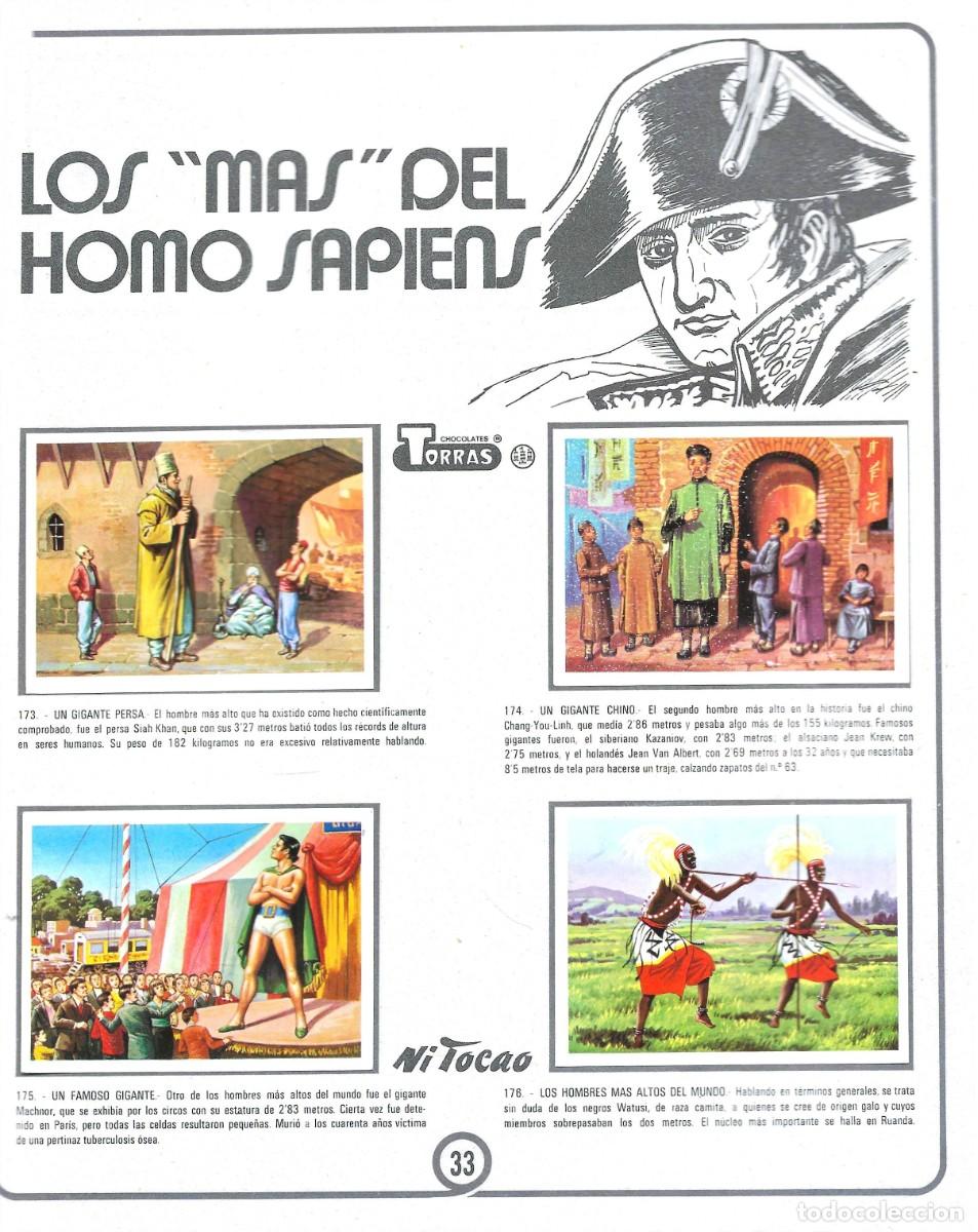 Coleccionismo &aacute;lbum: CHOCOLATES TORRAS -- EL M&Aacute;S Y EL MENOS -- COMPLETA - Foto 10