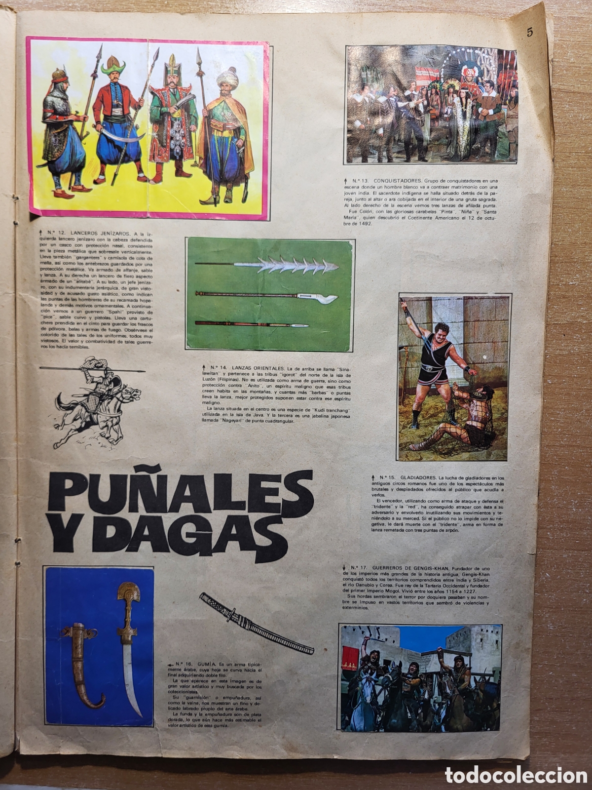 Coleccionismo &Aacute;lbum: &Aacute;lbum Historia de las Armas - completo: 300 cromos. Editorial Este