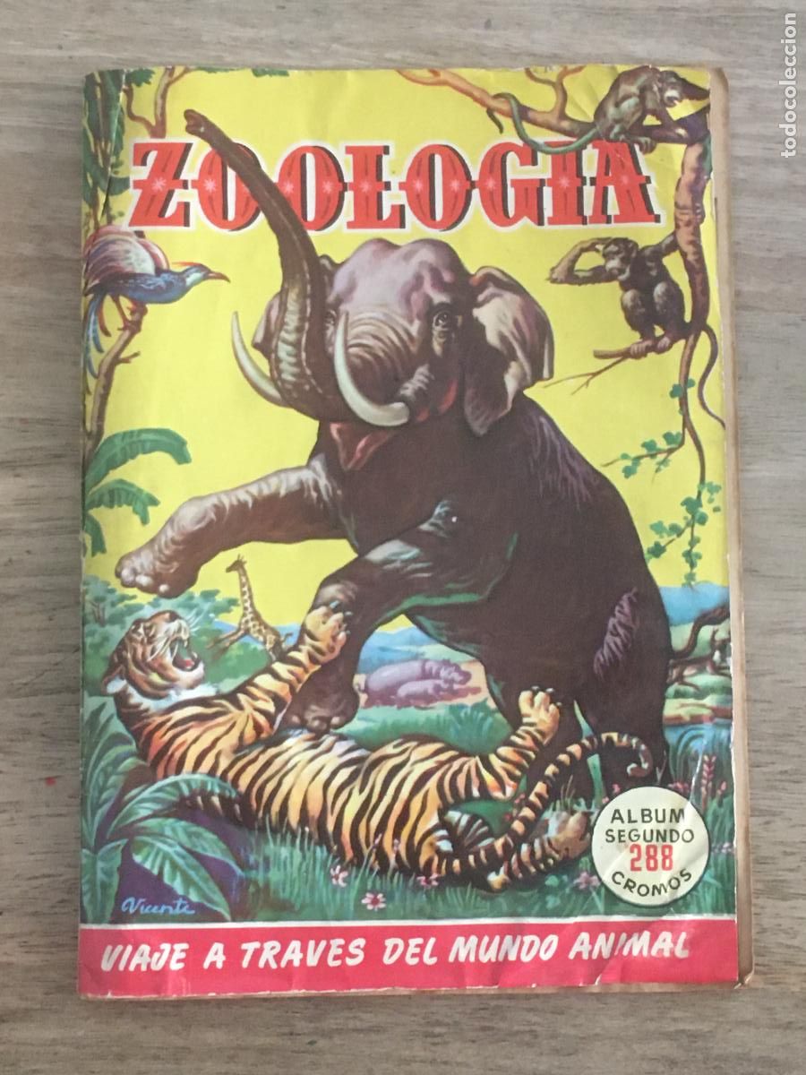 Coleccionismo &Aacute;lbum: zoologia album de cromos completo perfecto estado como nuevo