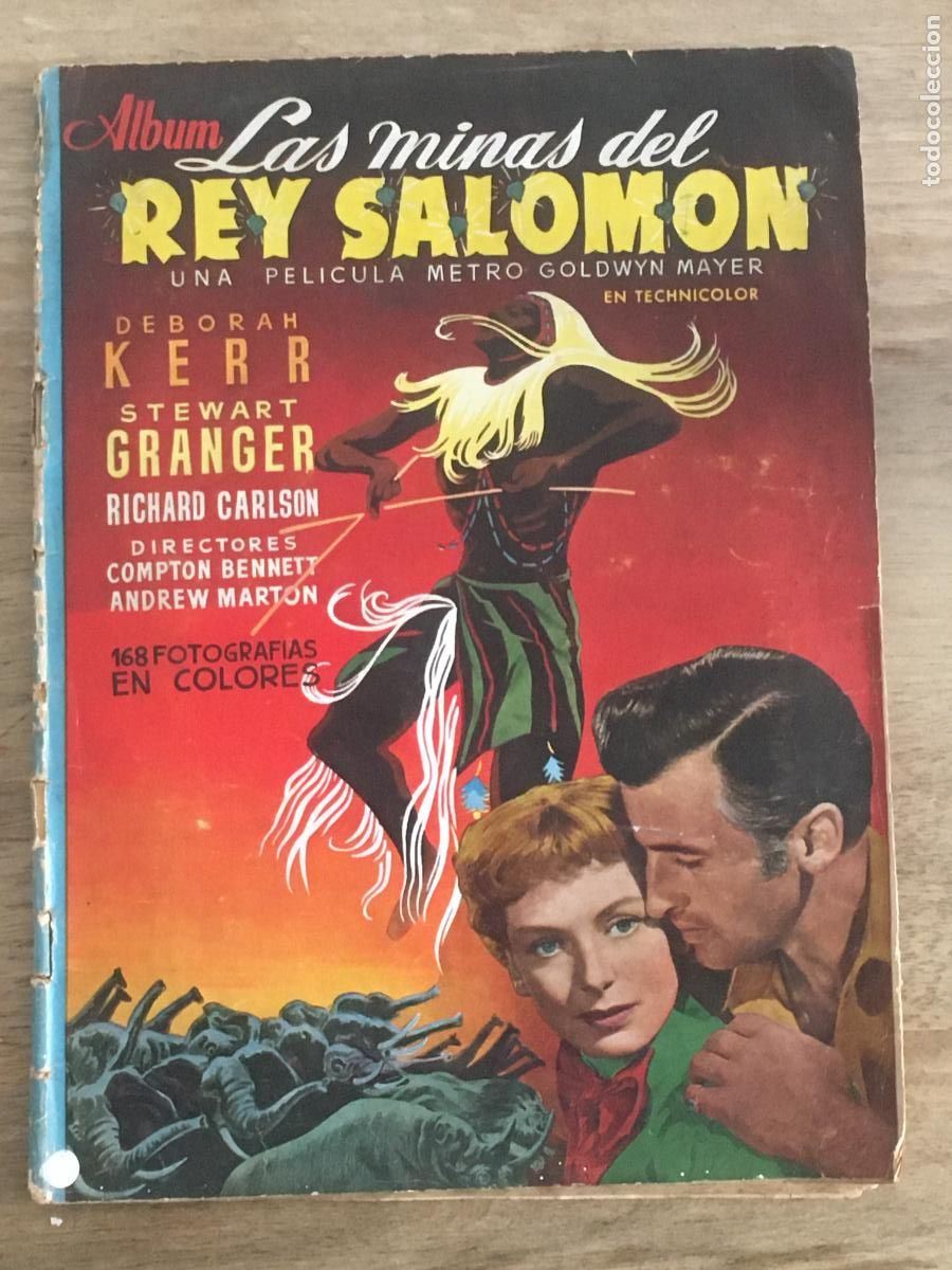 Coleccionismo &Aacute;lbum: las minas del rey salomon editorial cliper lbum de cromos completo perfecto estado como nuevo