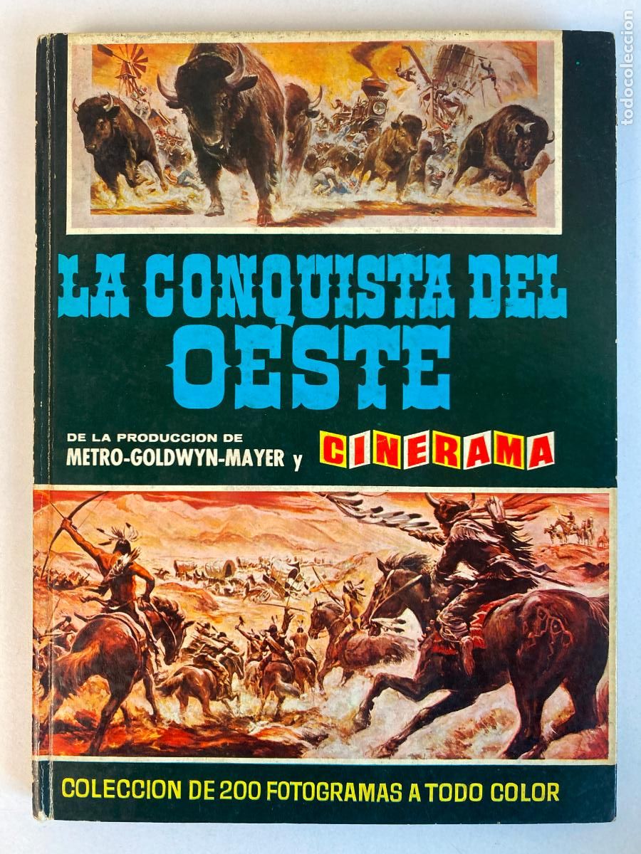 Coleccionismo &Aacute;lbum: ALBUM LA CONQUISTA DEL OESTE, BRUGUERA 1963, TAPA DURA - COMPLETO Y BIEN CONSERVADO