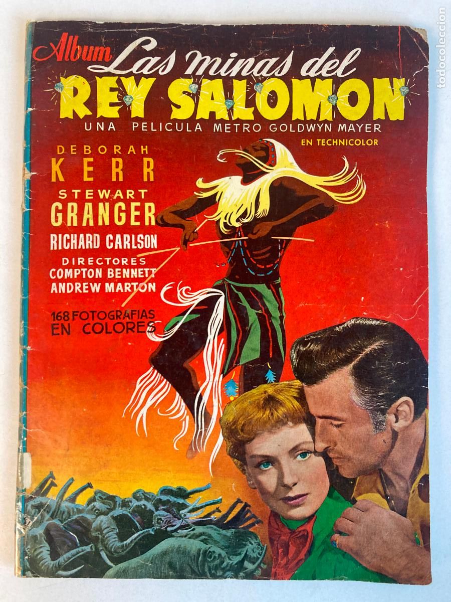Coleccionismo &Aacute;lbum: ALBUM LAS MINAS DEL REY SALOMON, CLIPER 1952 - COMPLETO Y BIEN CONSERVADO