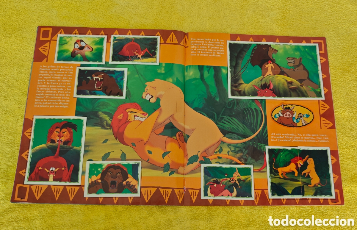 Coleccionismo &aacute;lbum: Album el Rey Le&oacute;n Panini - Foto 14