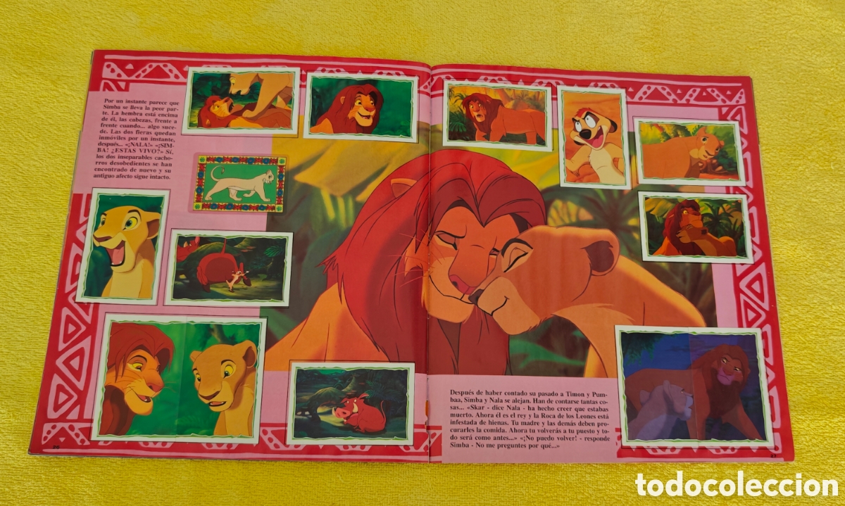Coleccionismo &aacute;lbum: Album el Rey Le&oacute;n Panini - Foto 15