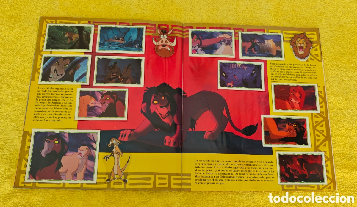 Coleccionismo &aacute;lbum: Album el Rey Le&oacute;n Panini - Foto 17