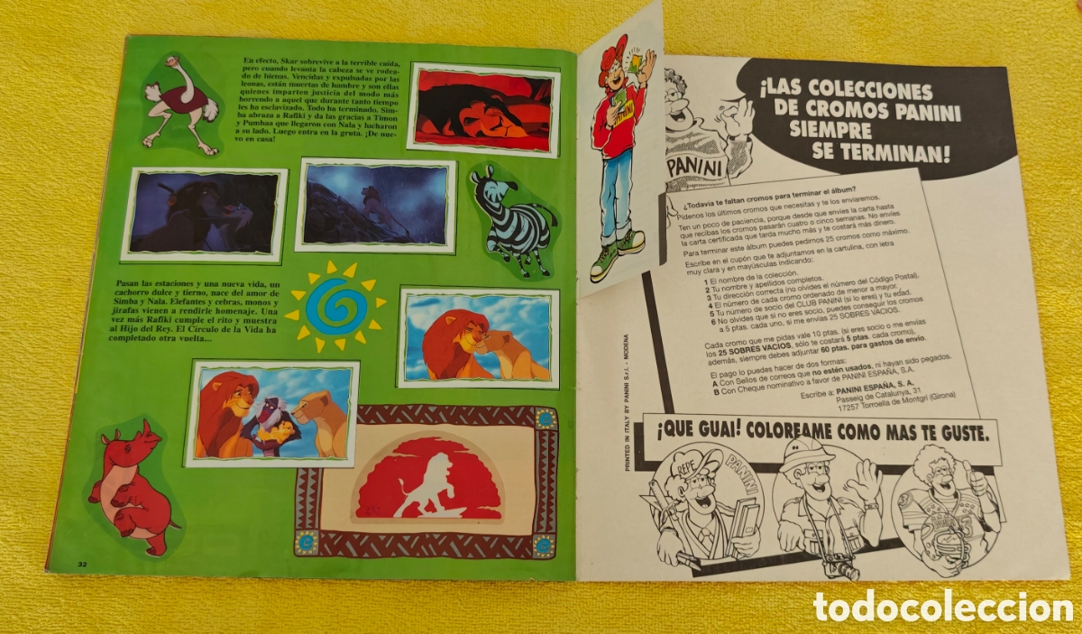 Coleccionismo &aacute;lbum: Album el Rey Le&oacute;n Panini - Foto 18