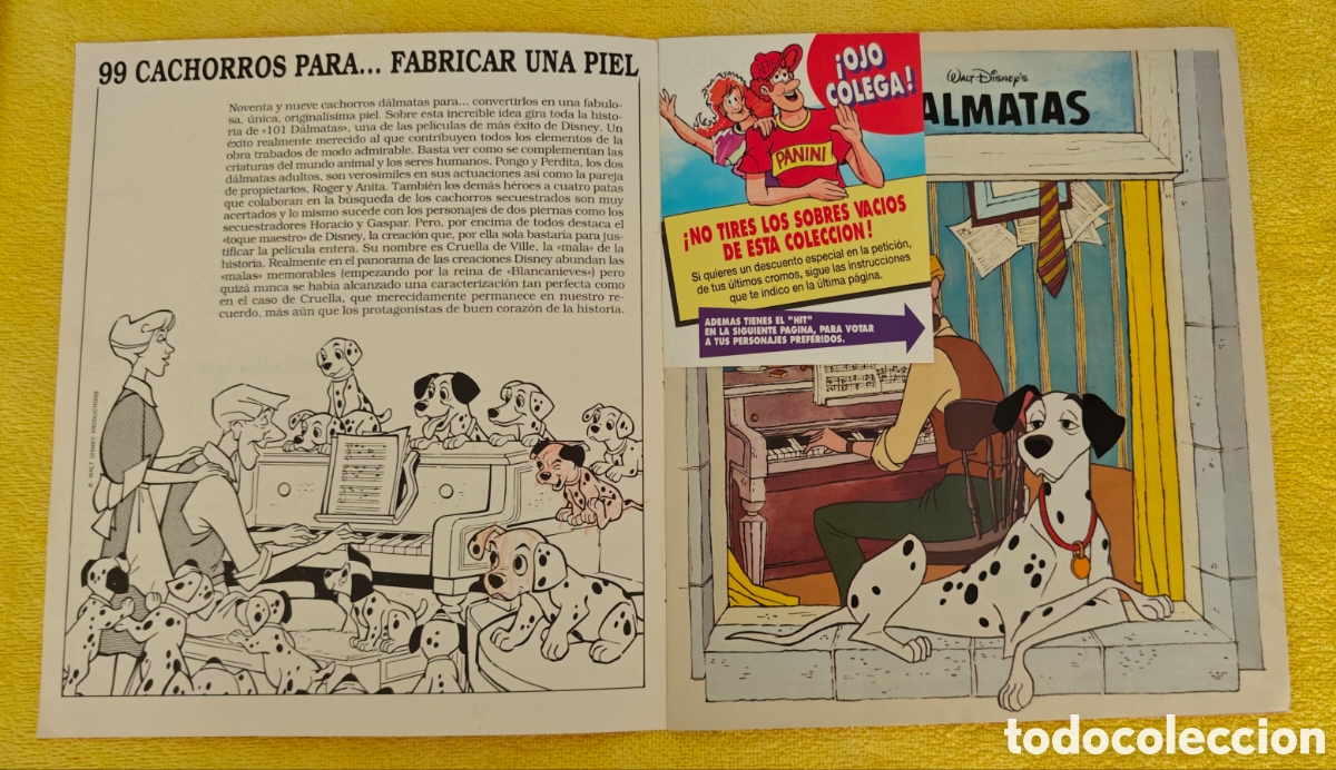 Coleccionismo &aacute;lbum: Album 101 D&aacute;lmatas (Panini) - Foto 2