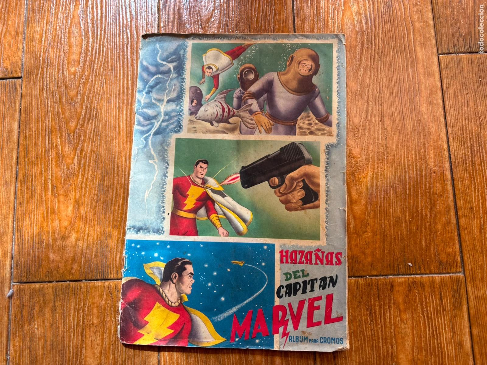 Coleccionismo &Aacute;lbum: HAZA&Ntilde;AS DEL CAPITAN MARVEL ALBUM DE CROMOS COMPLETO EDITORIAL FHER