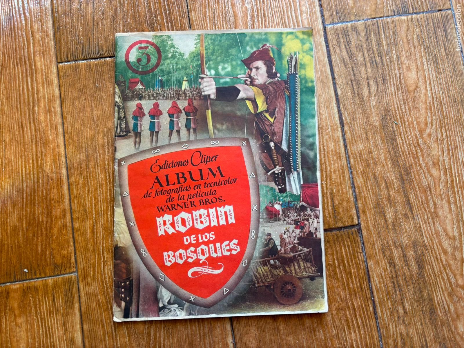 Coleccionismo &Aacute;lbum: ROBIN DE LOS BOSQUES HOOD ALBUM DE CROMOS COMPLETO EDICIONES CLIPER