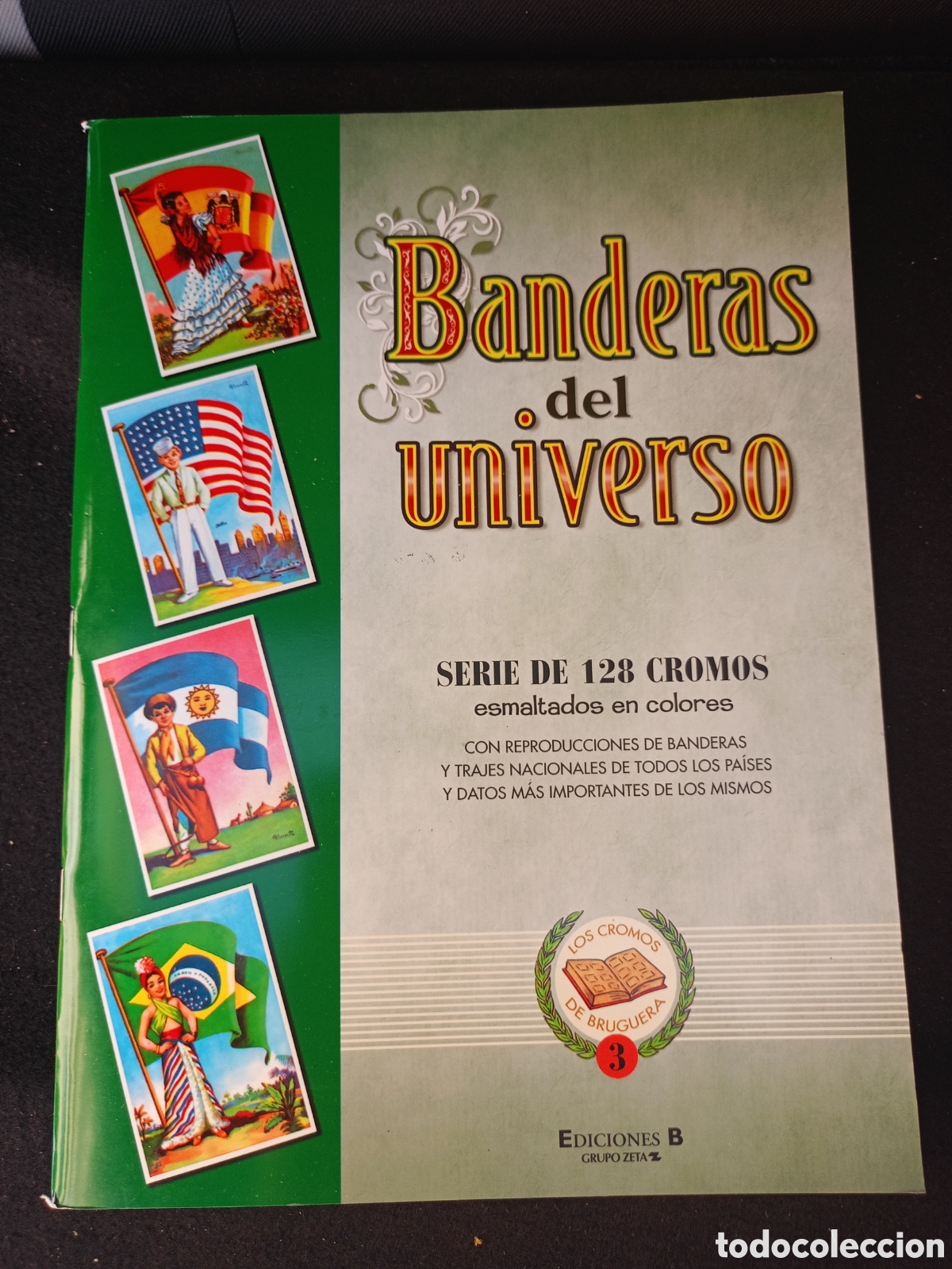 Coleccionismo &Aacute;lbum: BANDERAS DEL UNIVERSO, ALBUM DE CROMOS COMPLETO. FACSIMIL LOS CROMOS DE BRUGUERA 3