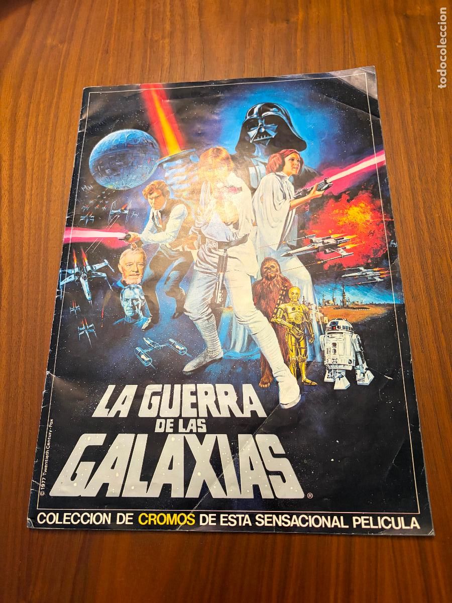 Coleccionismo &Aacute;lbum: LA GUERRA DE LAS GALAXIAS , ALBUM DE CROMOS COMPLETO , EDITORIAL PACOSA DOS