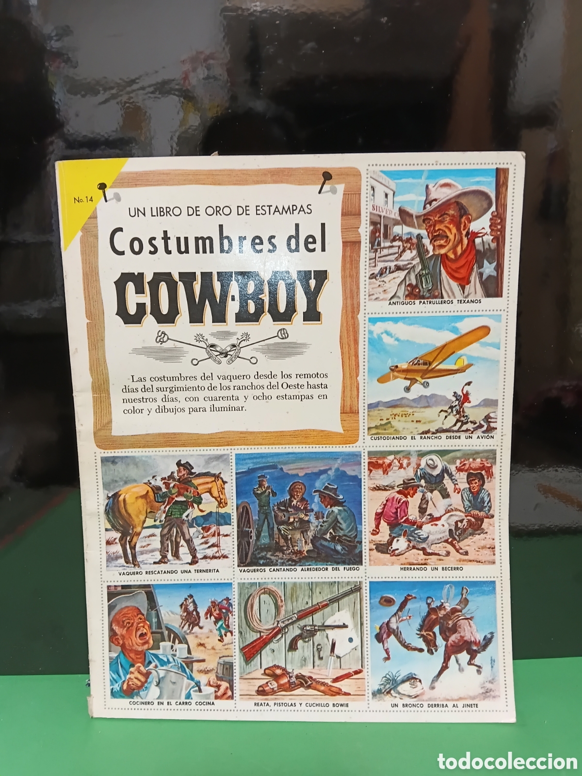Coleccionismo &Aacute;lbum: &Agrave;lbum de cromos completo Costumbres del Cow.Boy