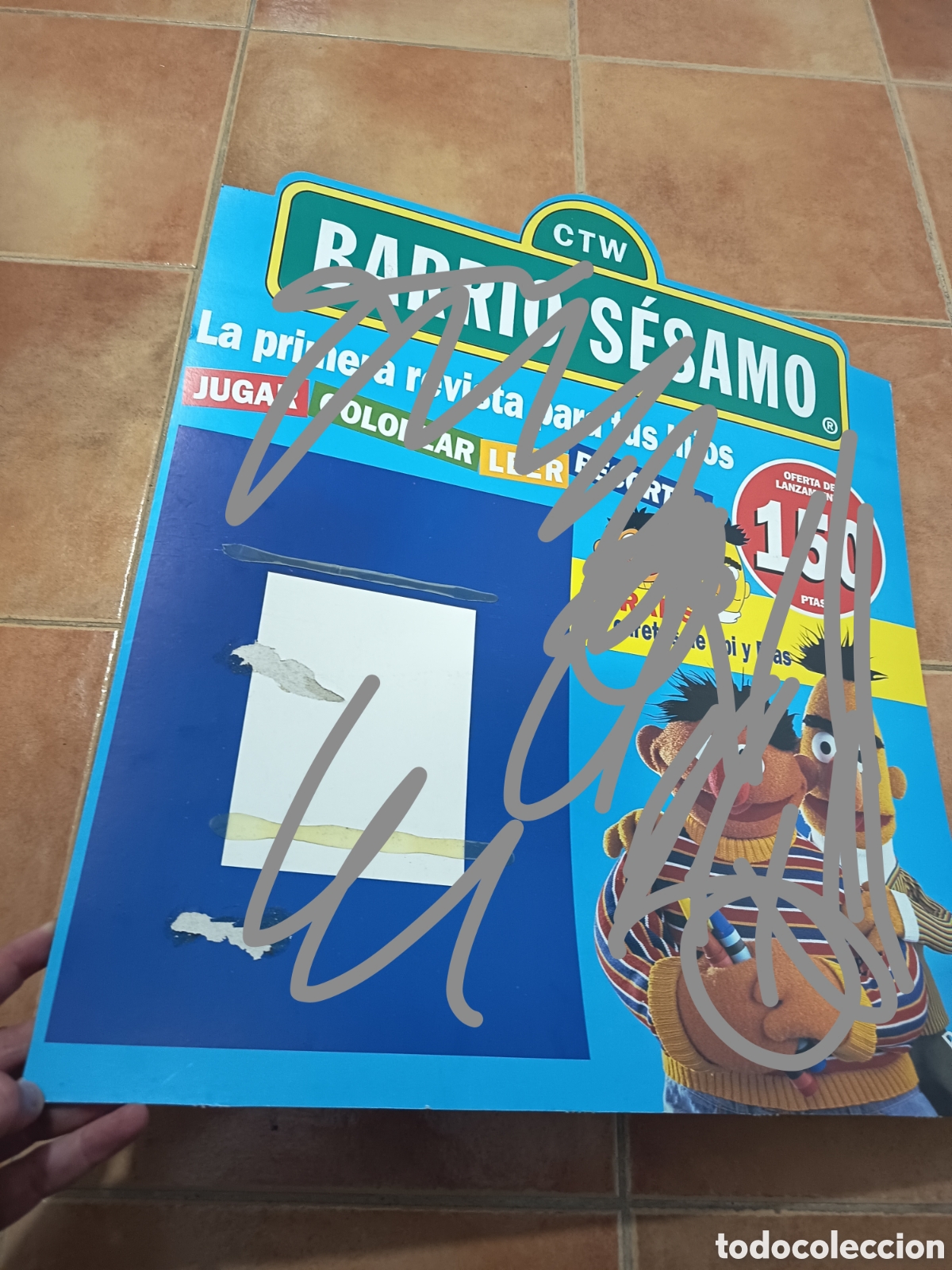 Coleccionismo &Aacute;lbum: Bl&iacute;ster cart&oacute;n Barrio S&eacute;samo revista