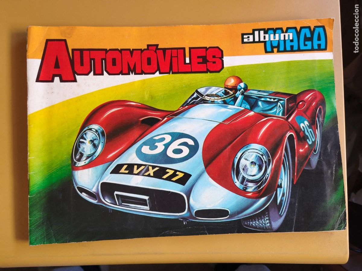 Coleccionismo &Aacute;lbum: automoviles, album maga 1972