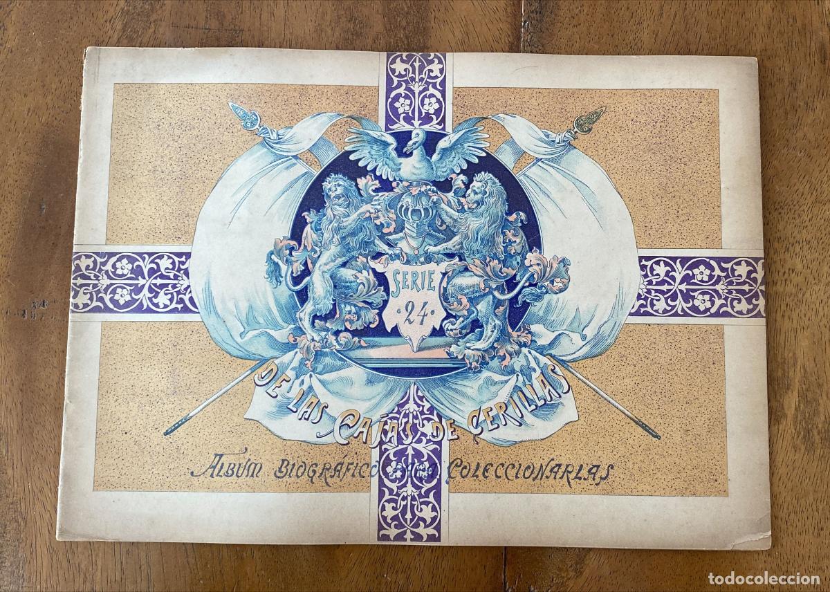 Coleccionismo &Aacute;lbum: &Aacute;lbum de Cajas de Cerillas. Serie 24. Grandes Fil&oacute;sofos. Completo 75 fototipias