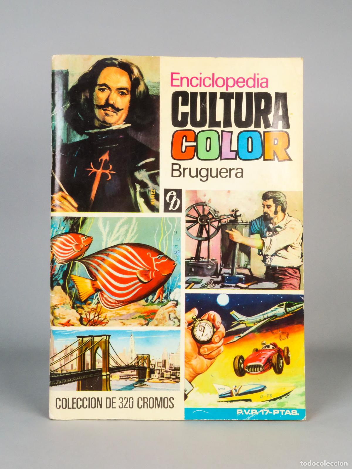Coleccionismo &Aacute;lbum: Enciclopedia Cultura Color Bruguera 1967 &aacute;lbum completo 320 cromos