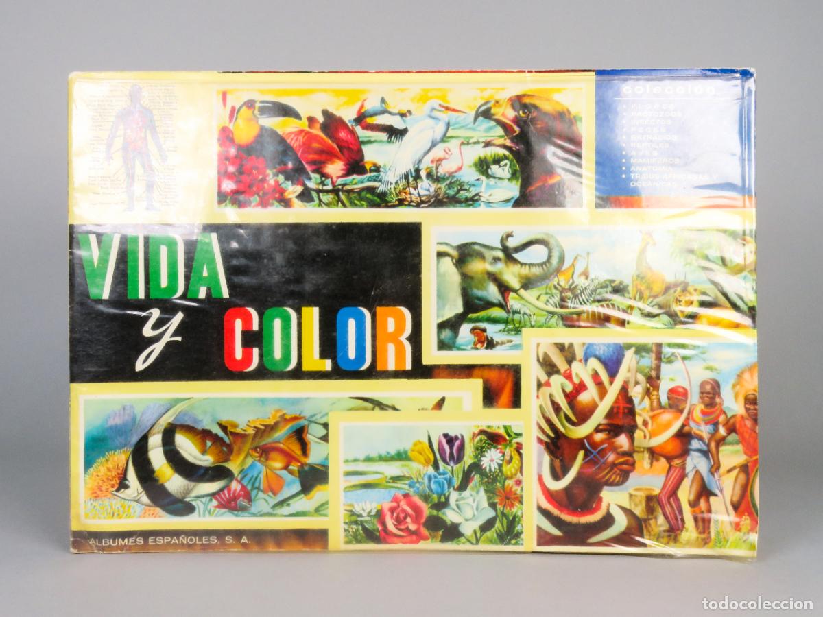 Coleccionismo &Aacute;lbum: Vida y Color Albumes Espa&ntilde;oles SA 1965 &aacute;lbum completo 380 cromos